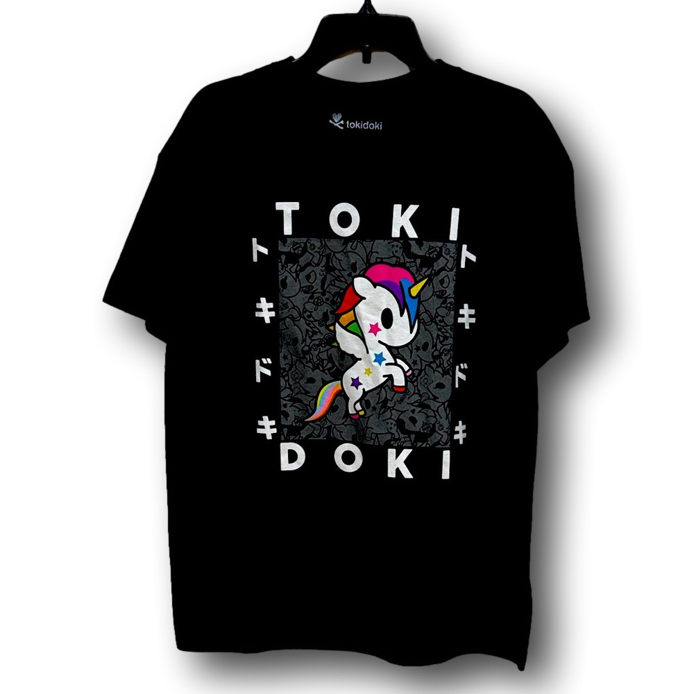 Tokidoki Rainbow Unicorn Graphic T-Shirt - Size Large - NWT